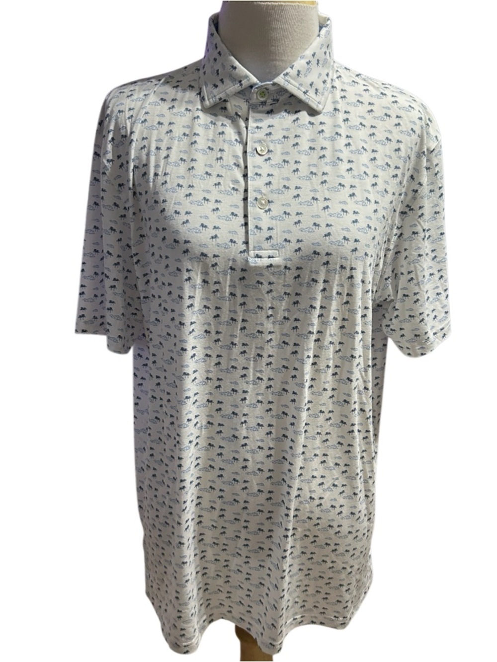 Mens Tasc Cloud Polo - Island Time Size M